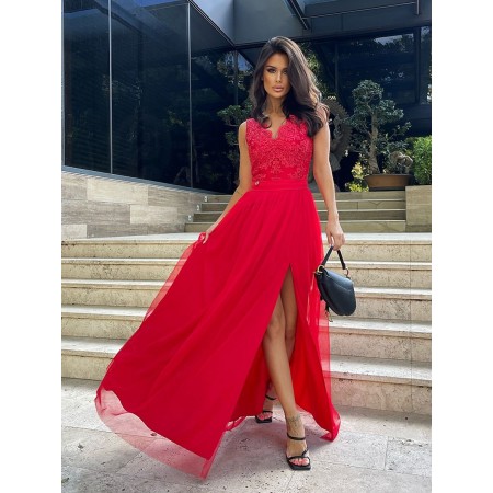 Robe longue model 171416 Bicotone