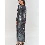 Robe longue model 209576 Makadamia