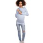Sweatshirt grossesse model 84457 PeeKaBoo